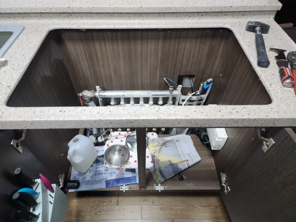수원 수원 사각싱크볼 교체 시청역SK뷰아파트 싱크볼교체 현장 사진 15
